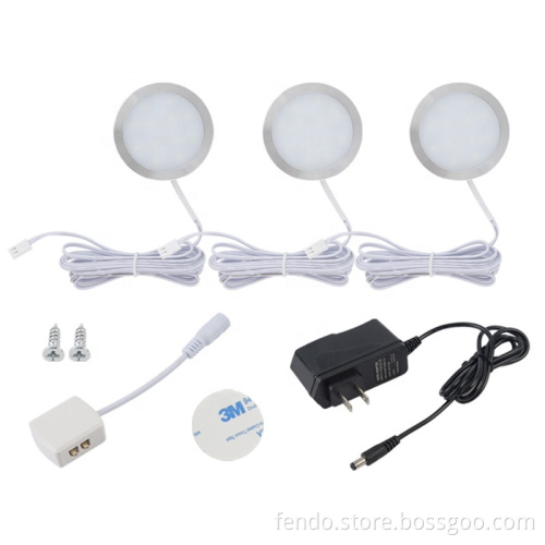 12Pcs DC12V Ultra-Thin Smart LED Cabinet Light